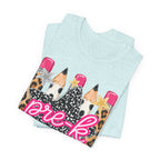 Pre-K Star Pencil T-Shirt — Cute Leopard School Teacher Tee