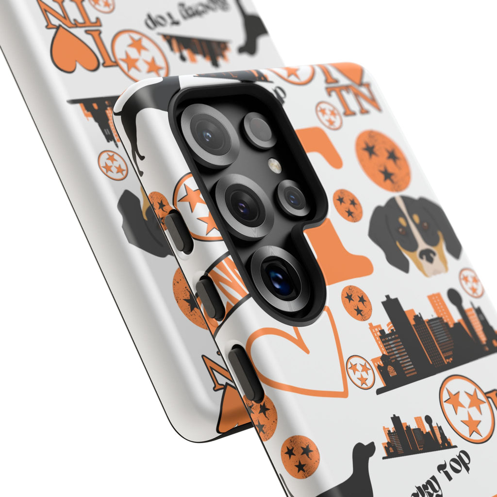 Tennessee Vols pattern Phone Case | Nashville skyline, Volunteers , orange and white
