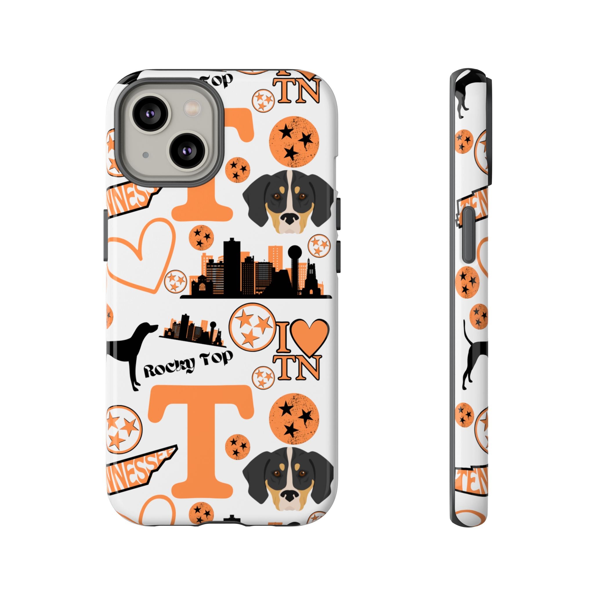 Tennessee Vols pattern Phone Case | Nashville skyline, Volunteers , orange and white