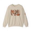 Mama Pumpkin Personalized sleeve with names Fall Crewneck Sweatshirt