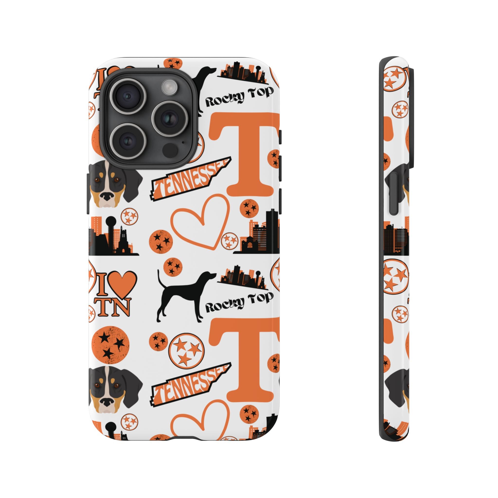 Tennessee Vols pattern Phone Case | Nashville skyline, Volunteers , orange and white