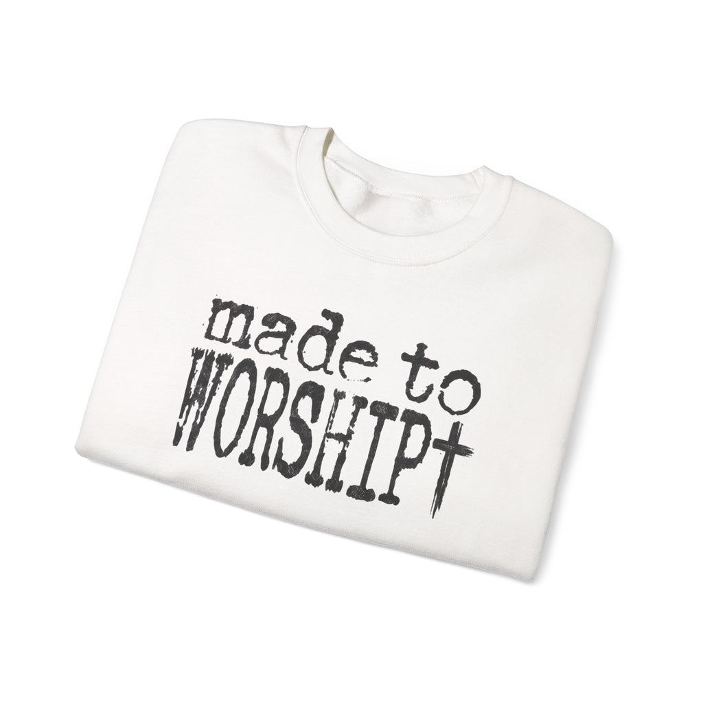 Made to Worship Christan Gildan Crewneck Sweatshirt