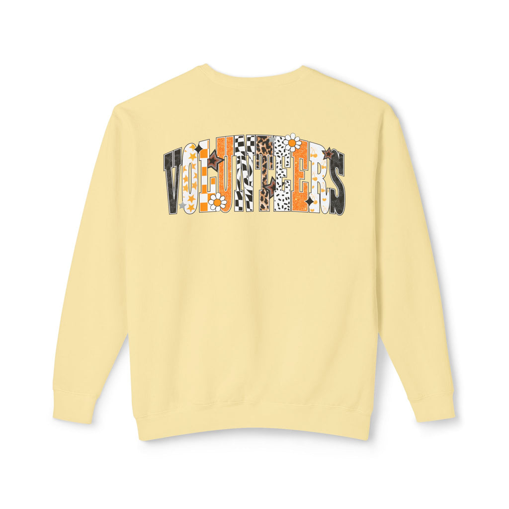 Tennessee Vols Volunteer on back side comfort colors sweatshirt for women