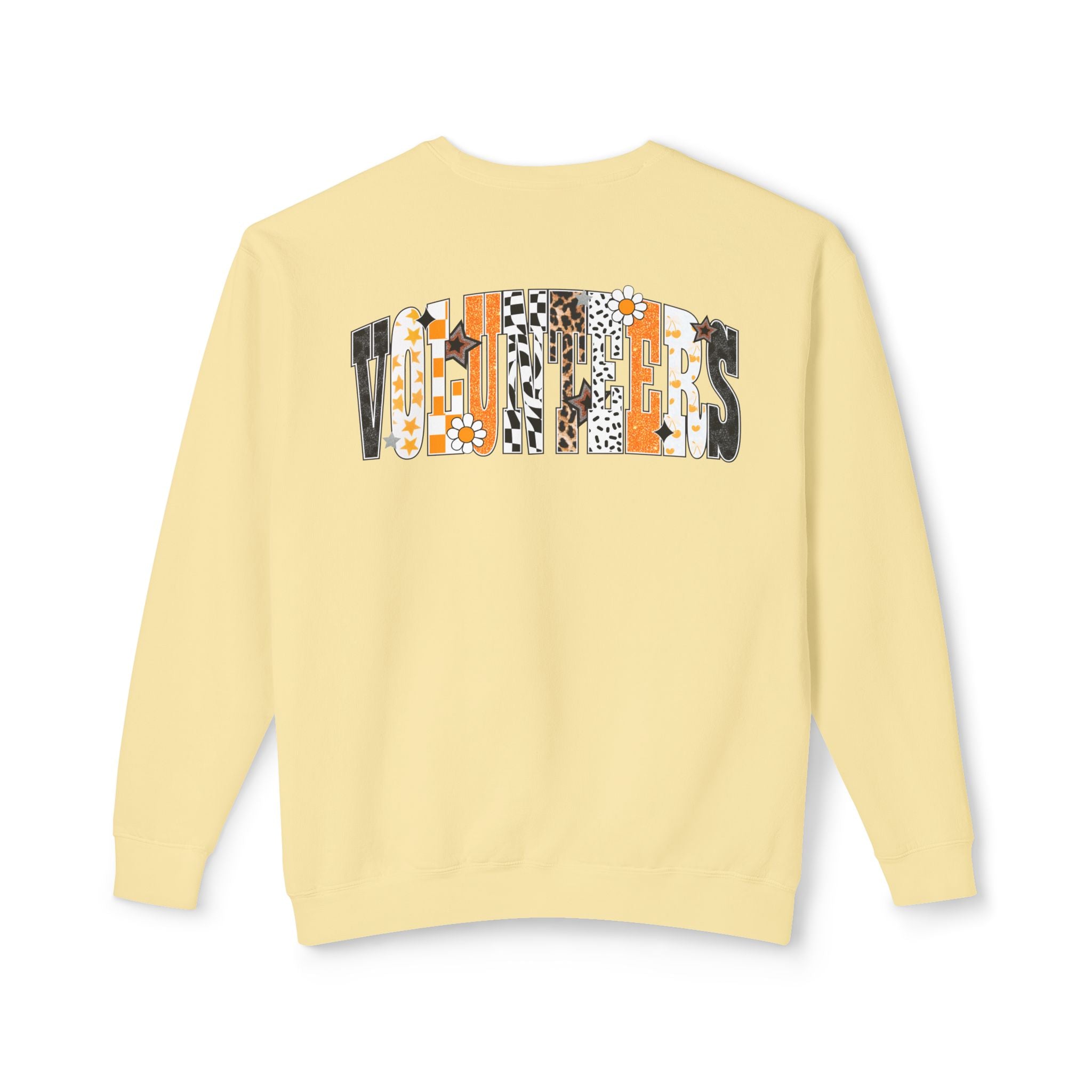 Tennessee Vols Volunteer on back side comfort colors sweatshirt for women