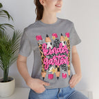 Kindergarten Pencils T-Shirt — Cute Leopard Print School Tee