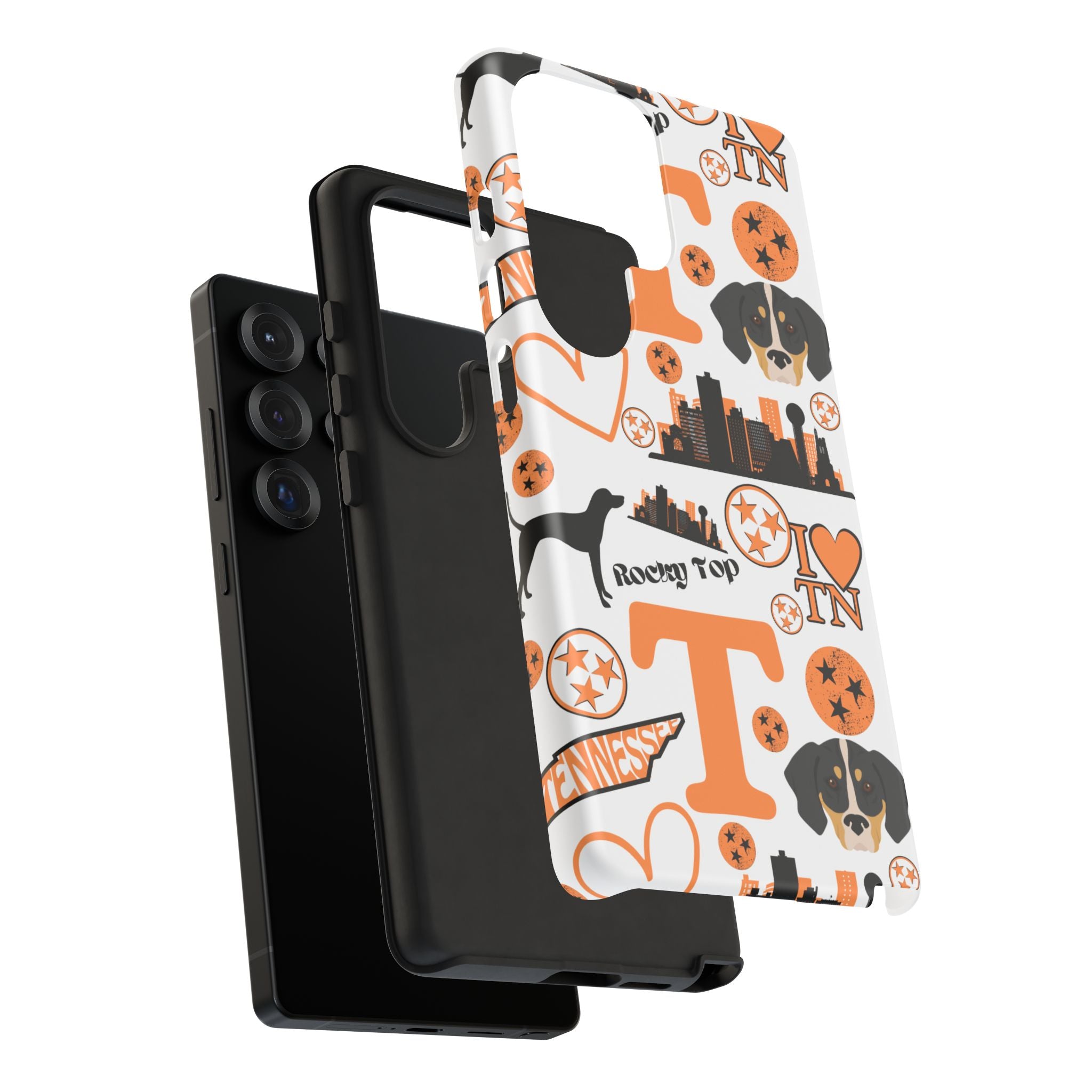 Tennessee Vols pattern Phone Case | Nashville skyline, Volunteers , orange and white