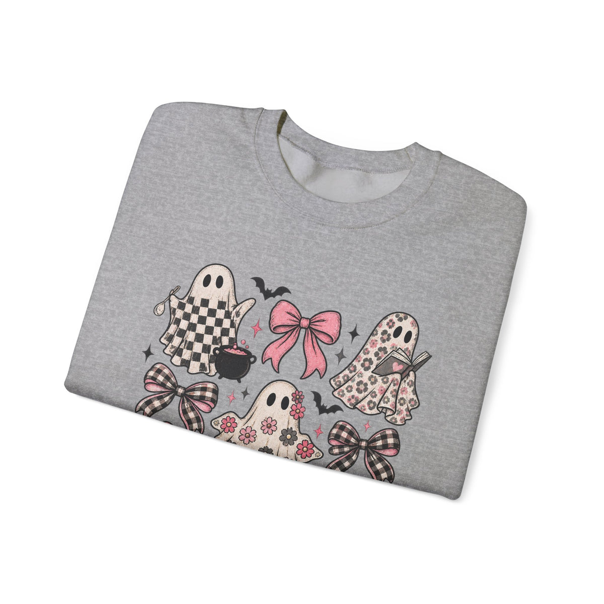 Ghost and bows Gildan Adult sweatshirt