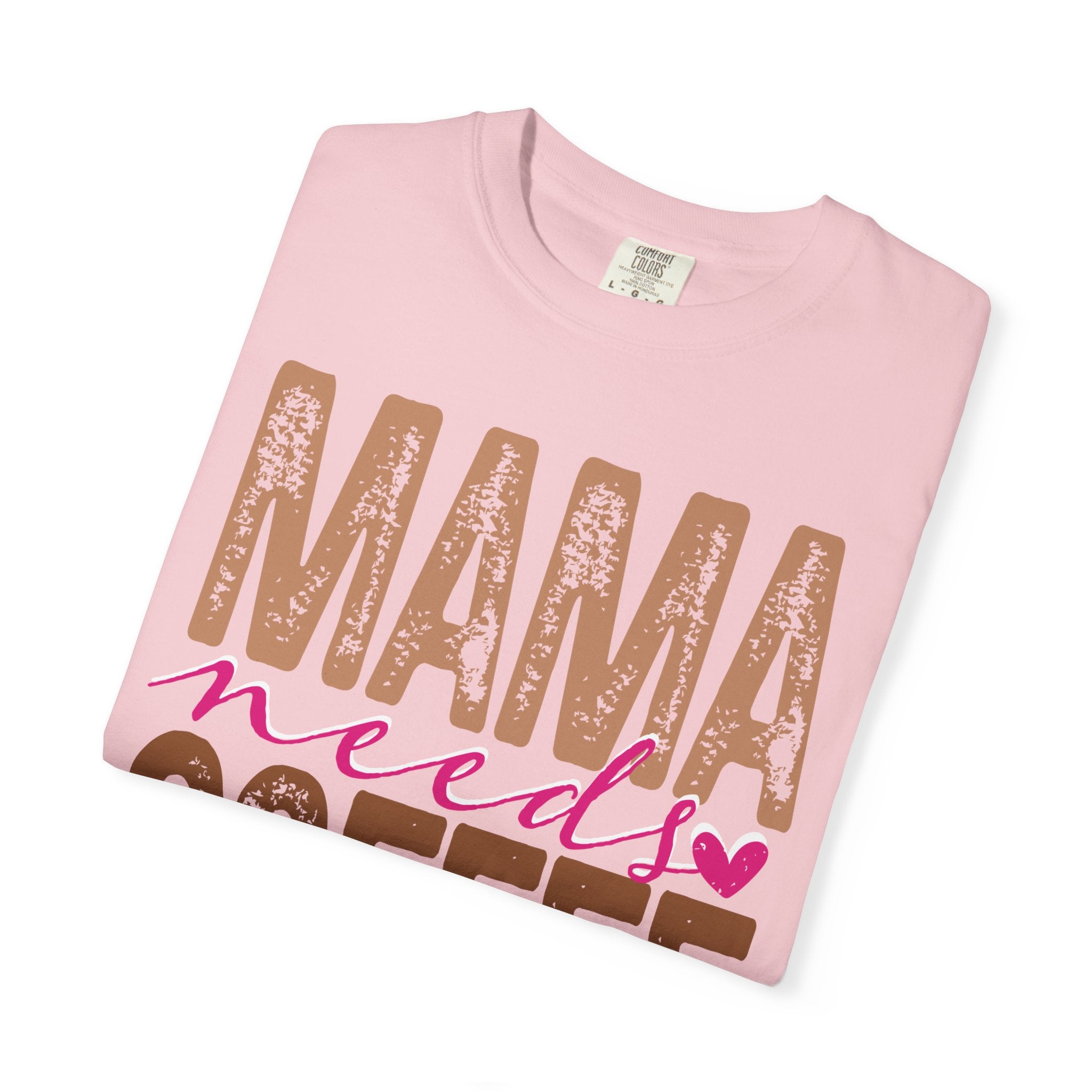 Mama Needs Coffee T-shirt | Mom Coffee Shirt, Retro Distressed Typography