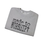 Made to Worship Christan Gildan Crewneck Sweatshirt