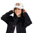 VOLS Foam Trucker Hat — Checker, Leopard & Retro Orange Design