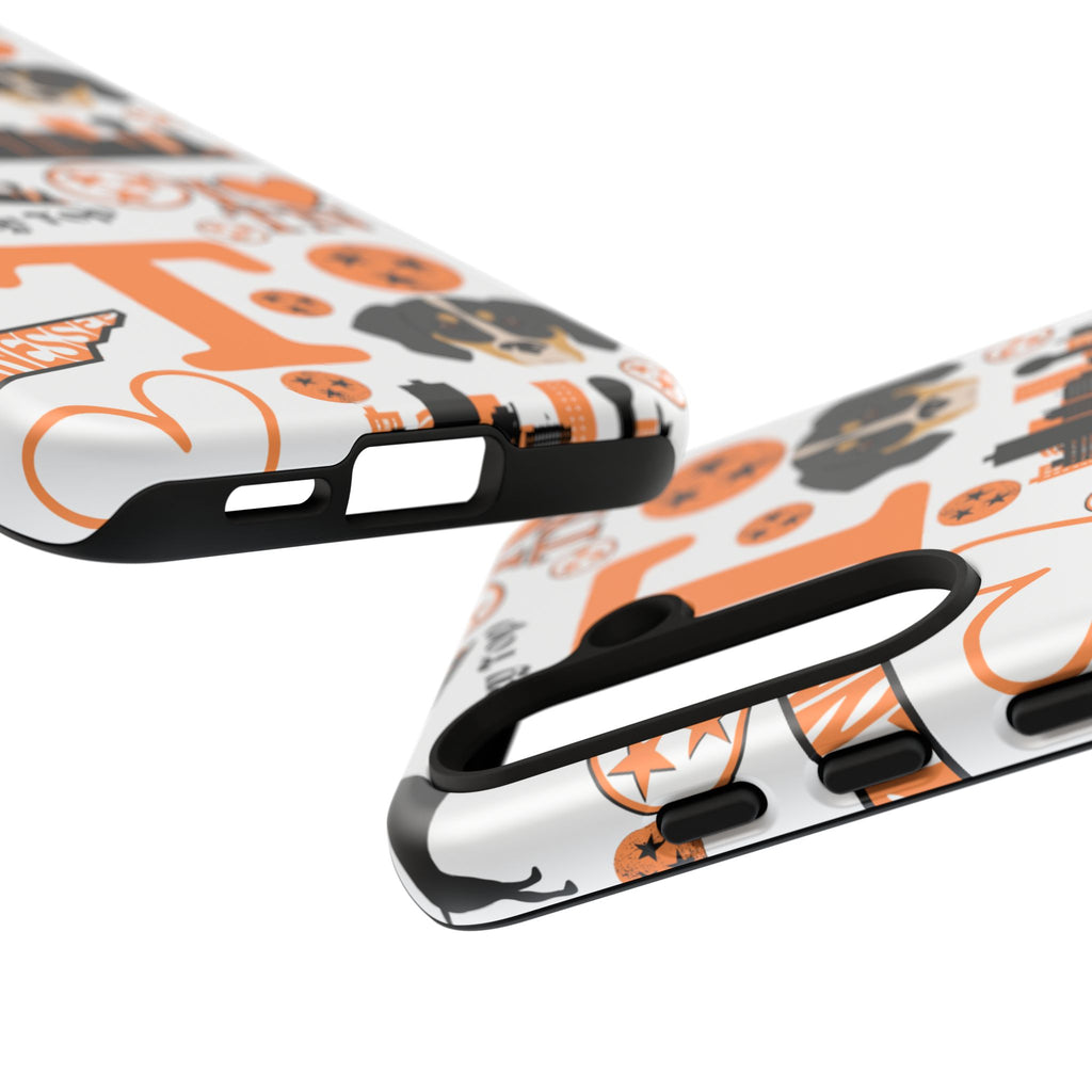 Tennessee Vols pattern Phone Case | Nashville skyline, Volunteers , orange and white