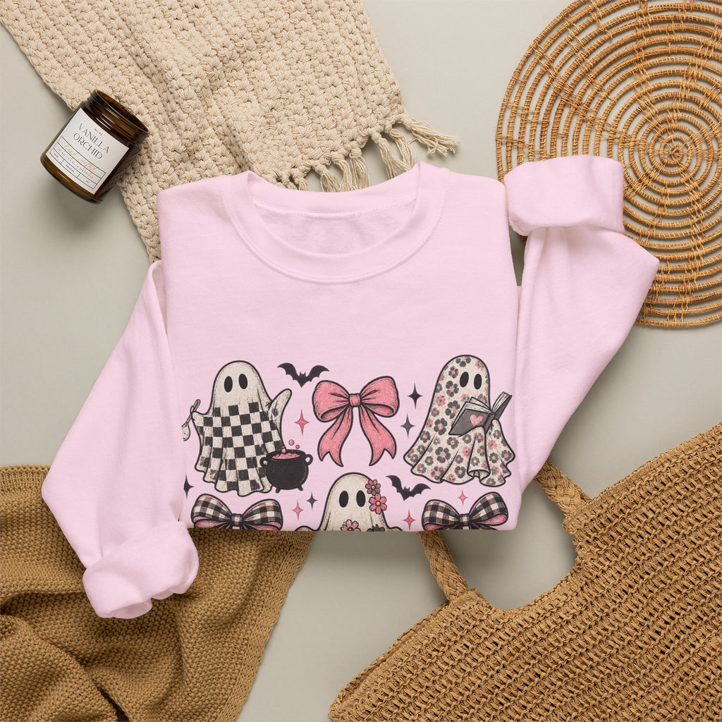 Ghost and bows Gildan Adult sweatshirt