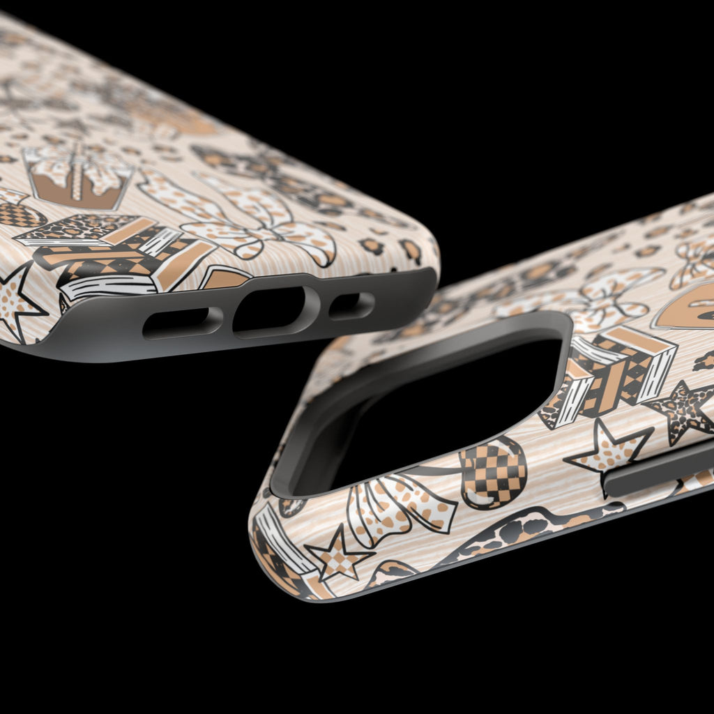 Cheetah bows iced coffee love Magnetic Impact-Resistant Cases