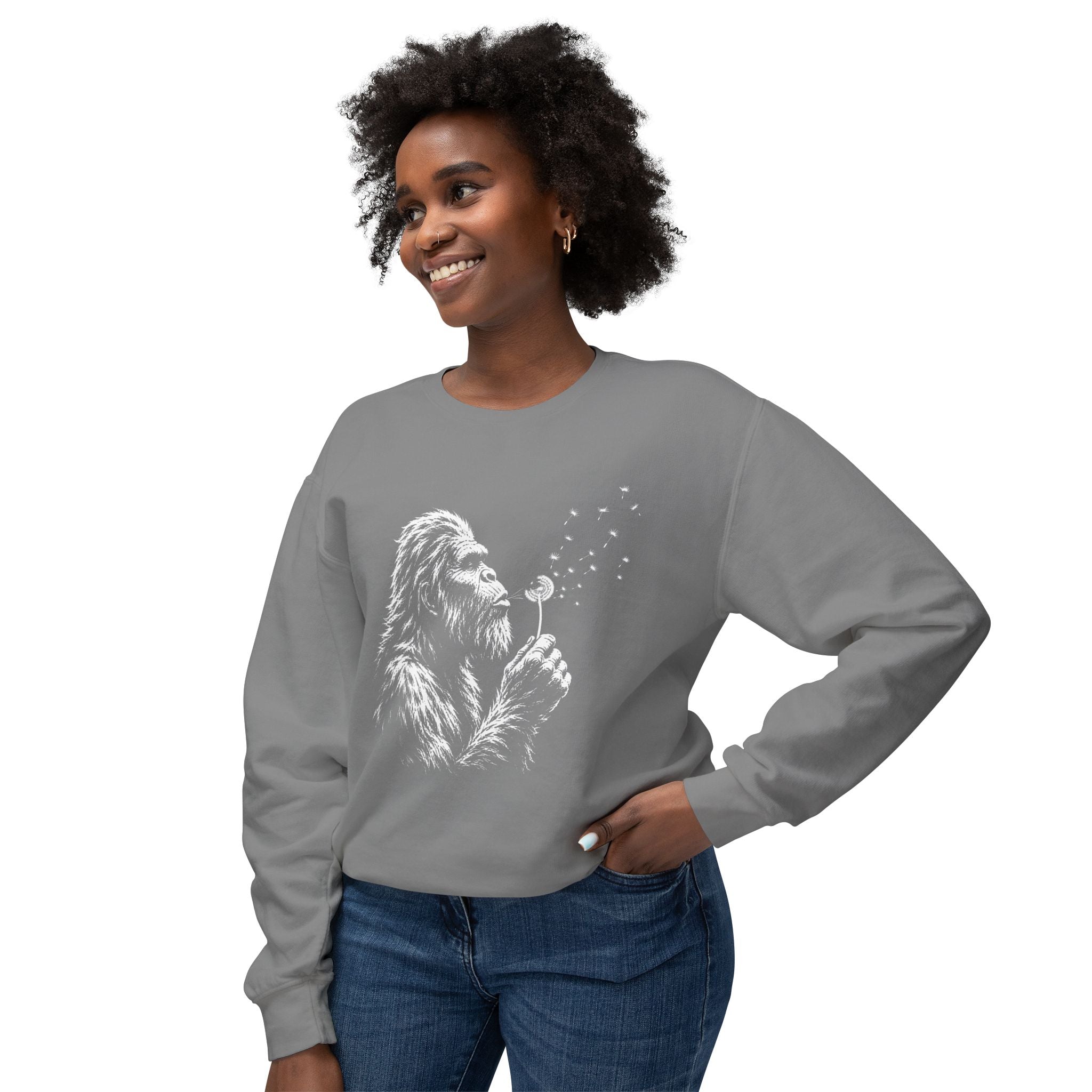 Bigfoot Dandelion Comfort Colors Sweatshirt