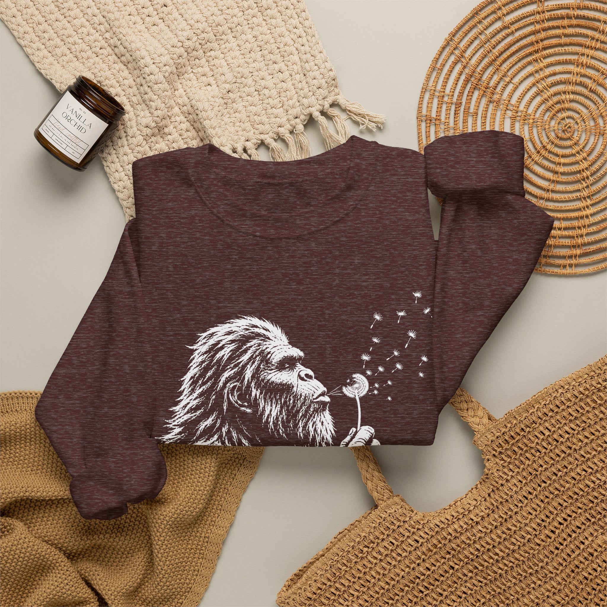 Bigfoot Dandelion Gildan Sweatshirt