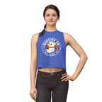 Crop Top — "Working On My Booty" Cute Ghost Weightlifting Fitness Tank