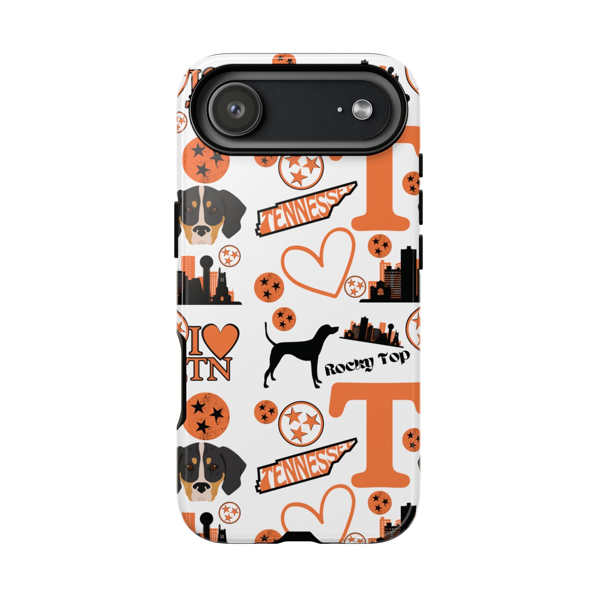 Tennessee Vols pattern Phone Case | Nashville skyline, Volunteers , orange and white