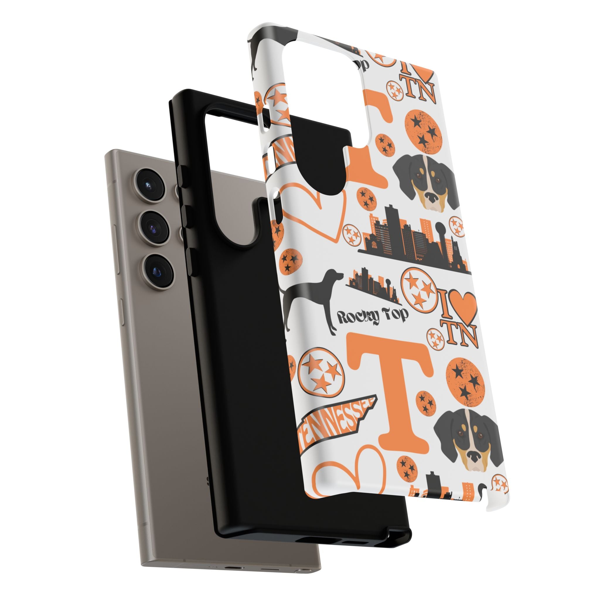 Tennessee Vols pattern Phone Case | Nashville skyline, Volunteers , orange and white