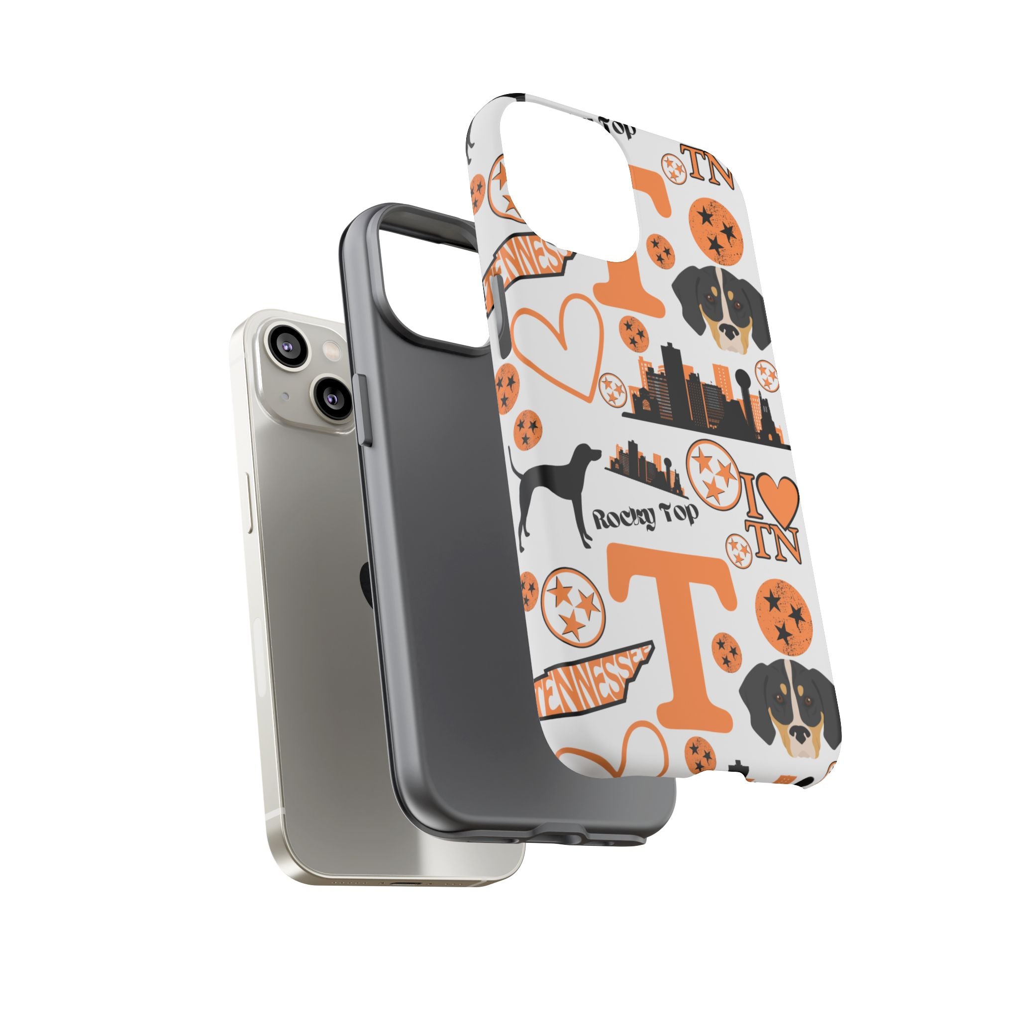 Tennessee Vols pattern Phone Case | Nashville skyline, Volunteers , orange and white