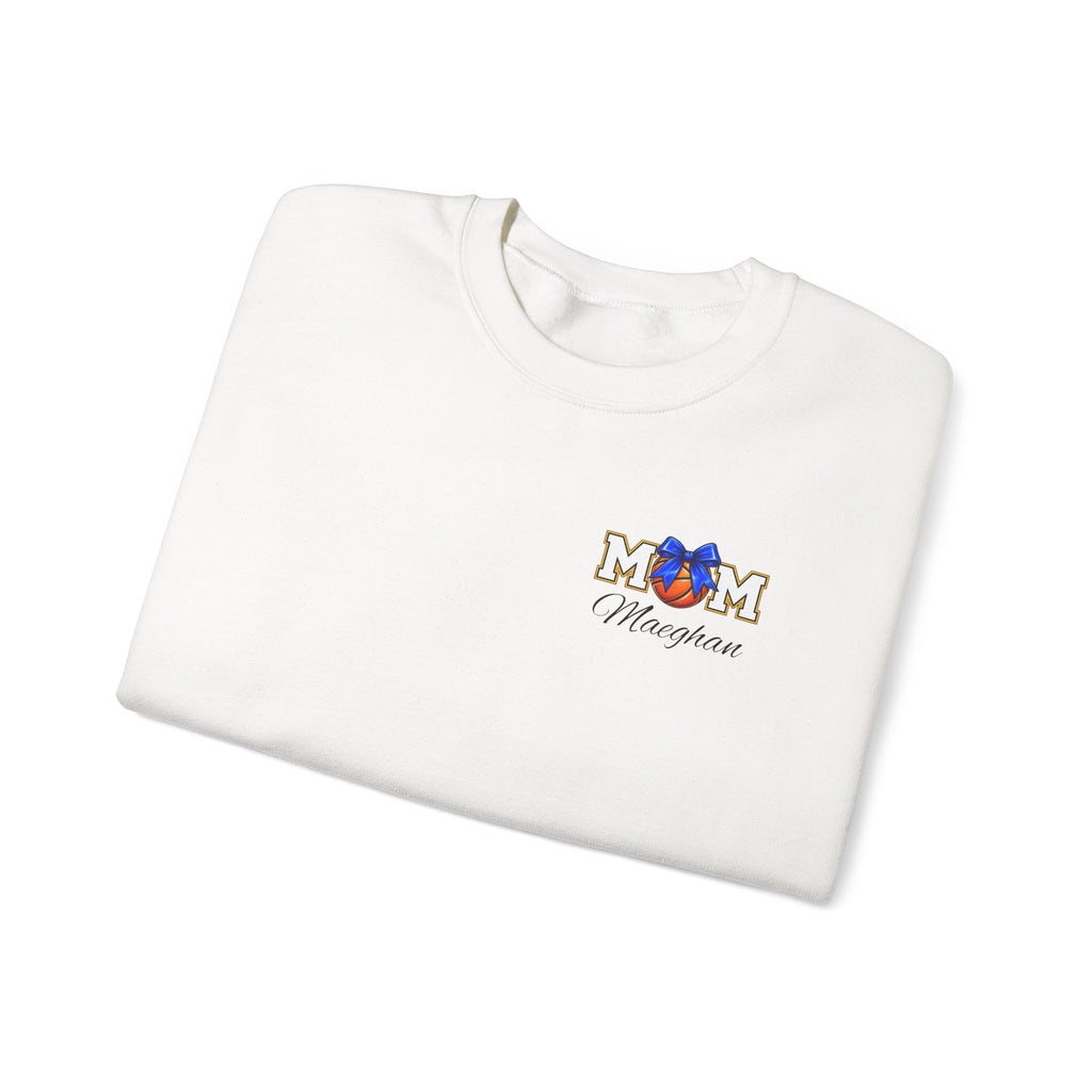 Basketball Mom  Gildan Crewneck Sweatshirt – 'Basketball Mom' Graphic