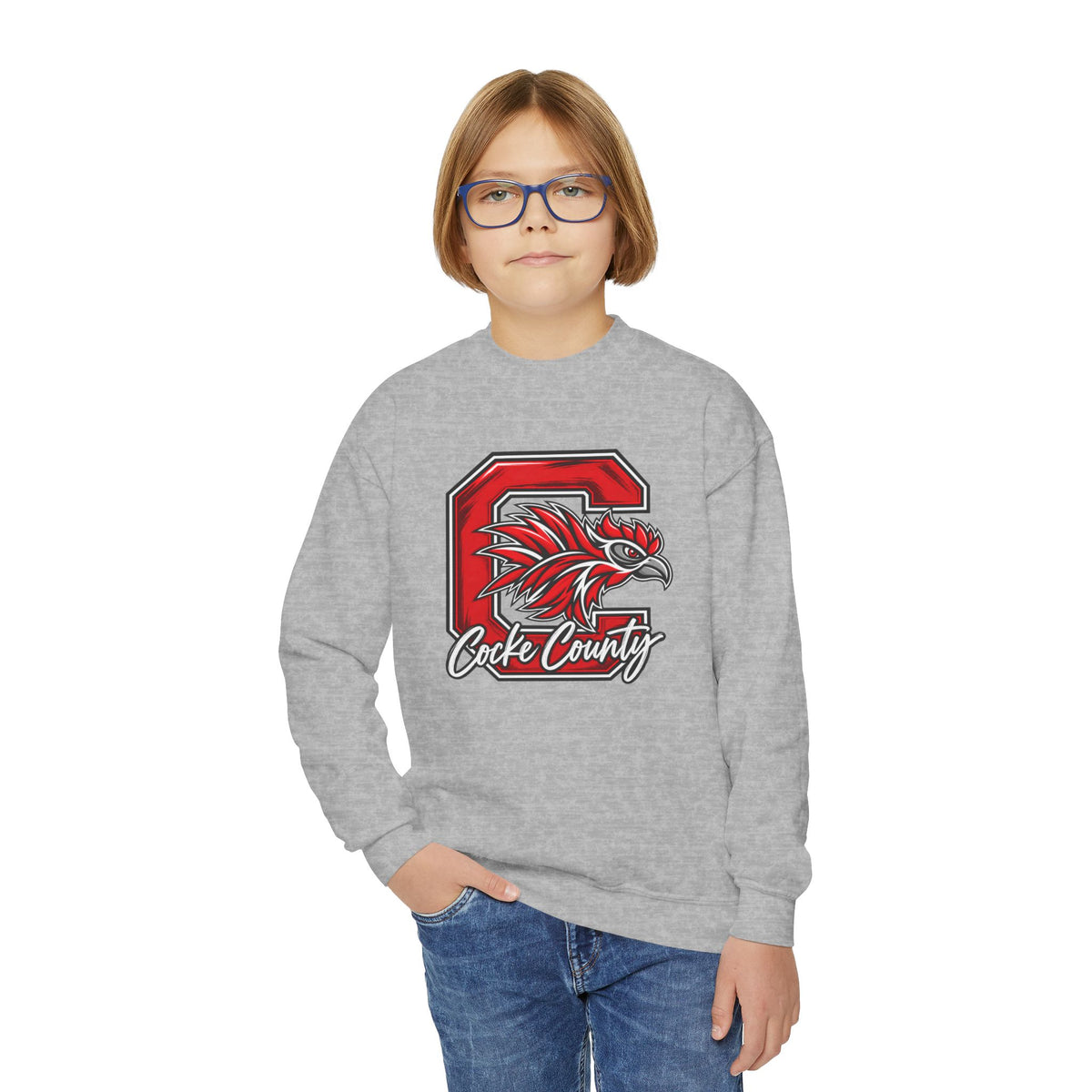 CCHS Youth Crewneck Gildan Sweatshirt
