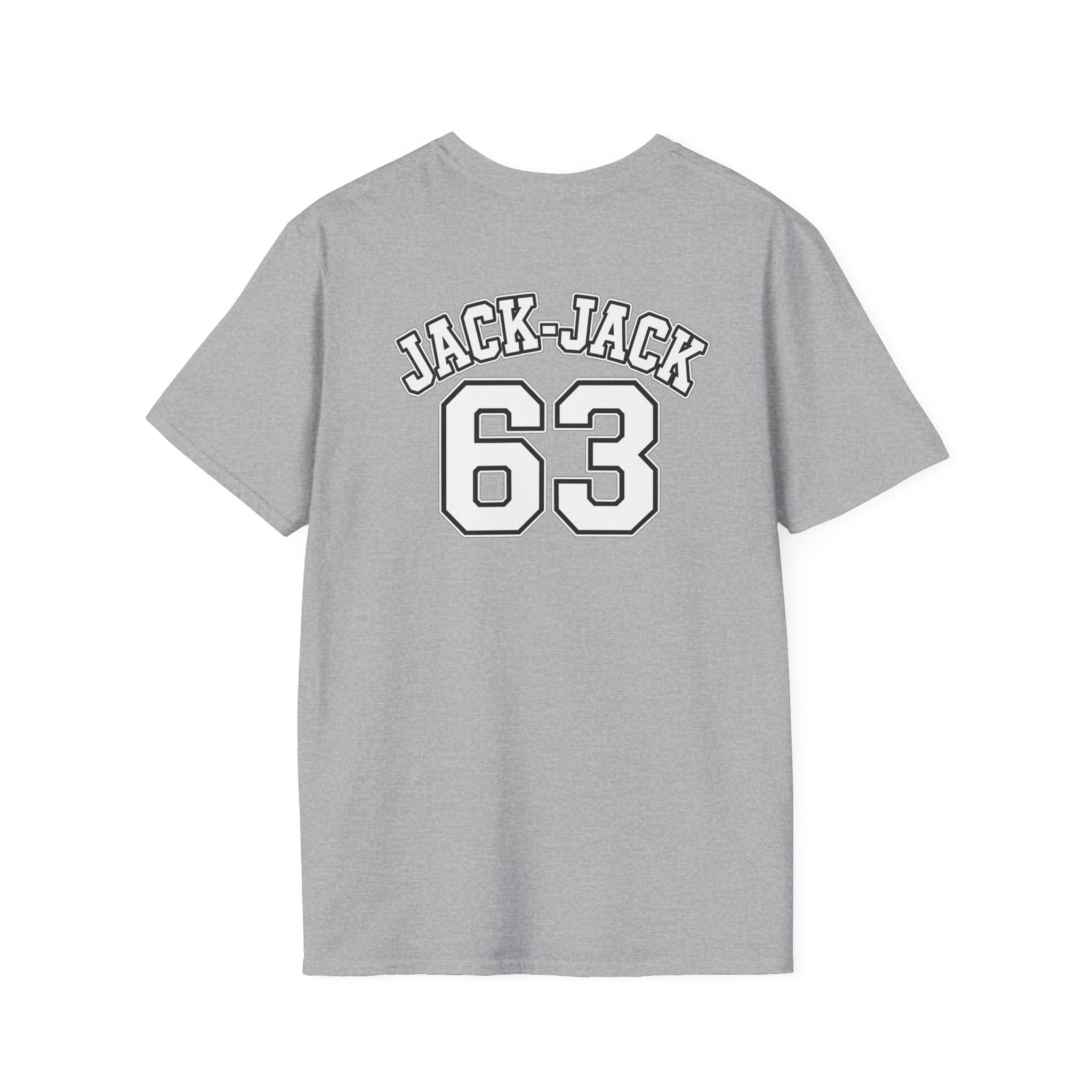 My Heart Is On The Line Football T-Shirt — Heart & Football Fan Tee