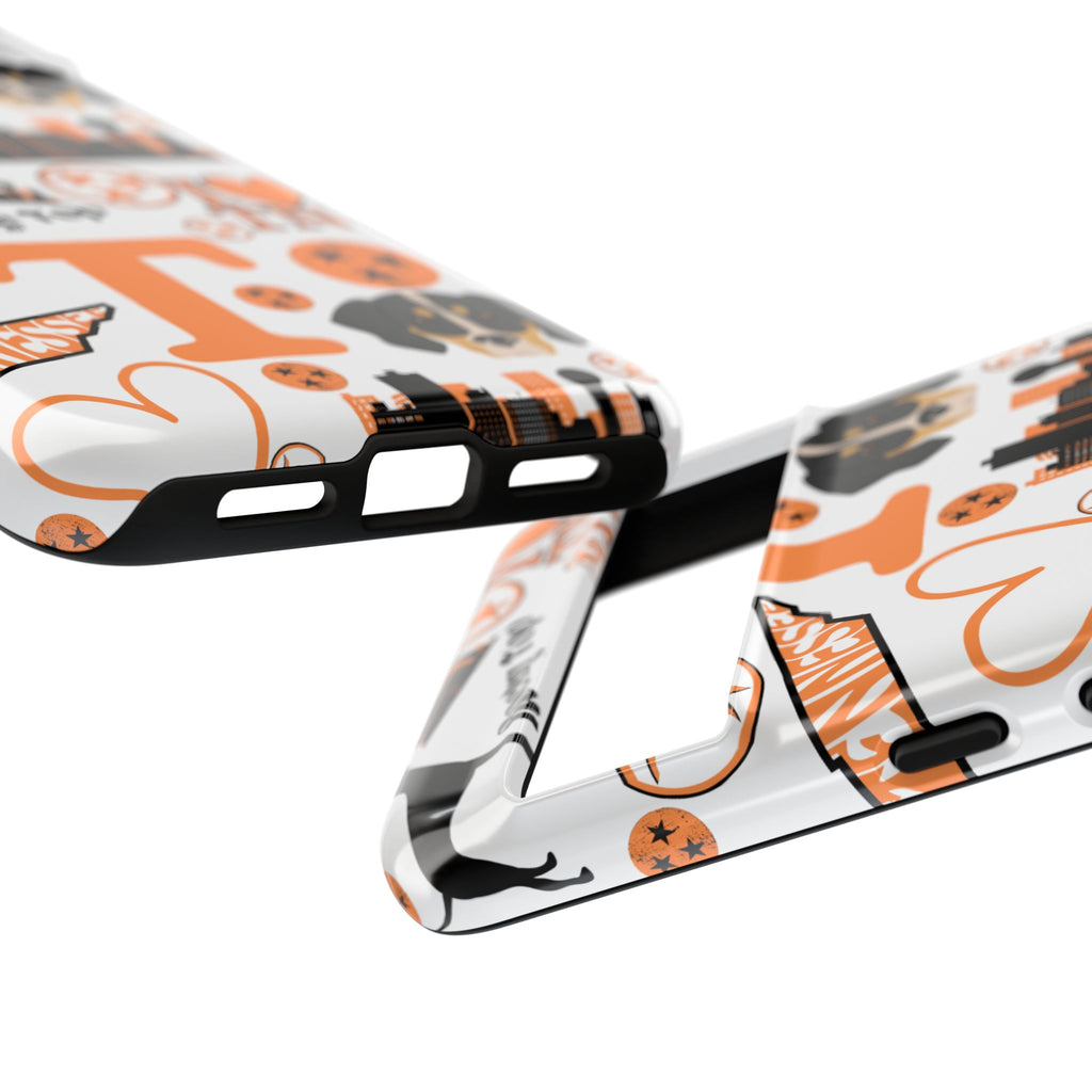 Tennessee Vols pattern Phone Case | Nashville skyline, Volunteers , orange and white