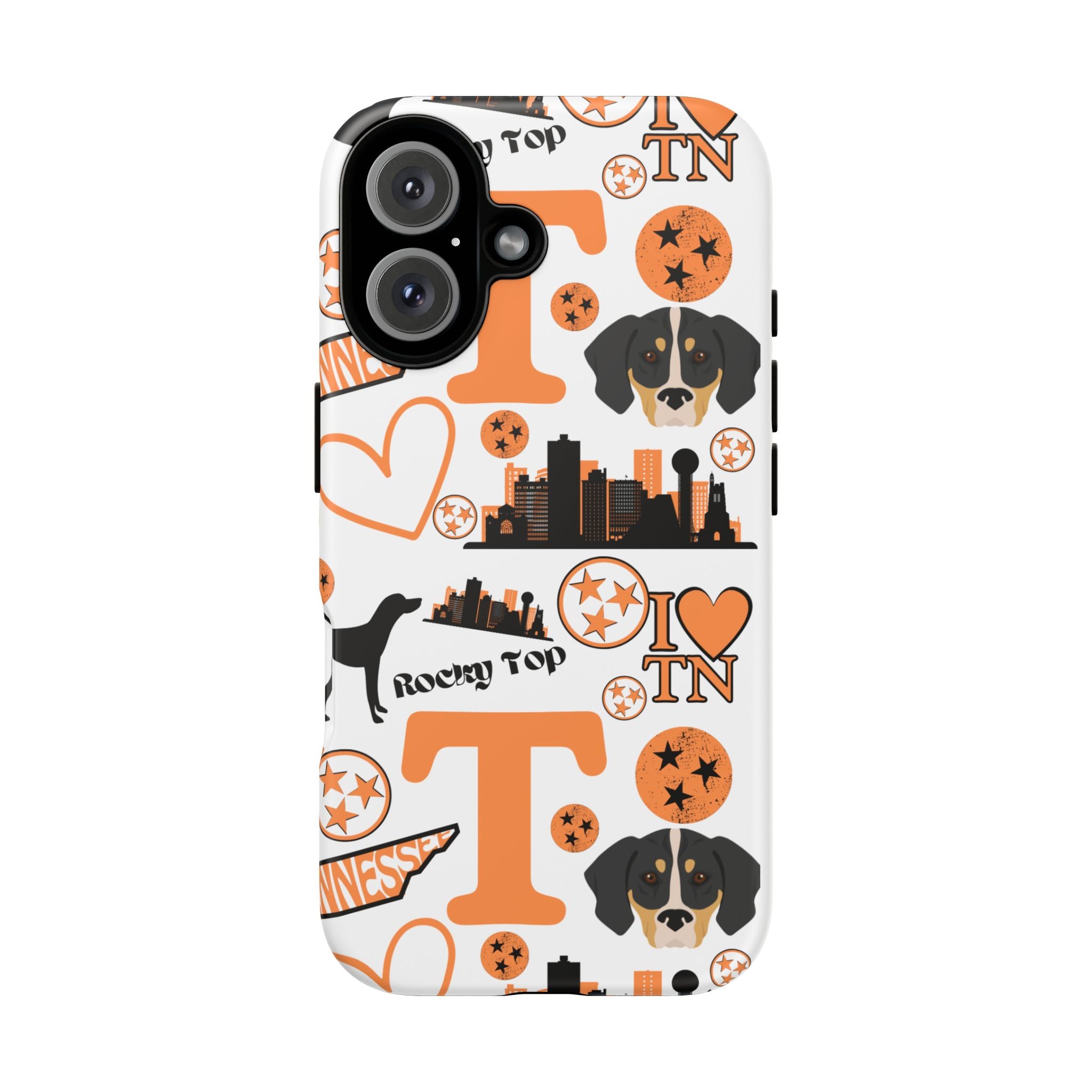 Tennessee Vols pattern Phone Case | Nashville skyline, Volunteers , orange and white