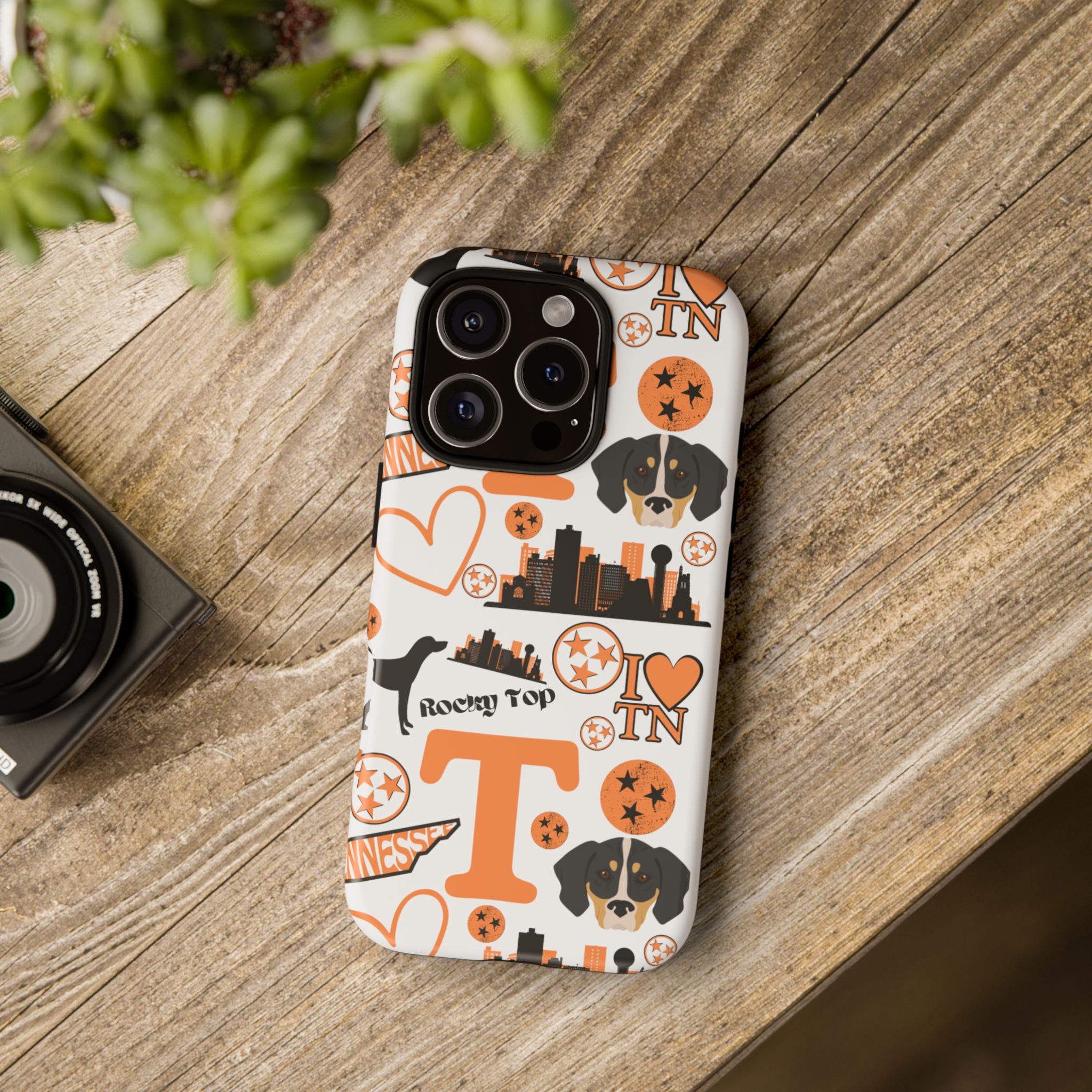Tennessee Vols pattern Phone Case | Nashville skyline, Volunteers , orange and white