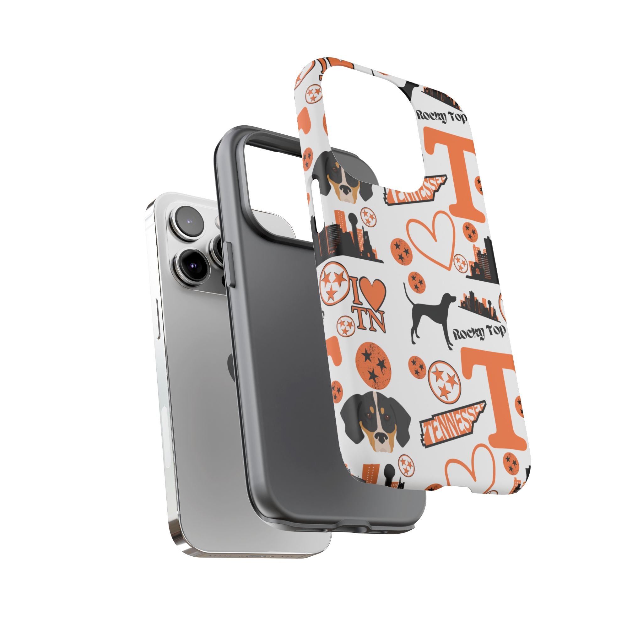 Tennessee Vols pattern Phone Case | Nashville skyline, Volunteers , orange and white