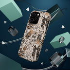 Cheetah bows iced coffee love Magnetic Impact-Resistant Cases