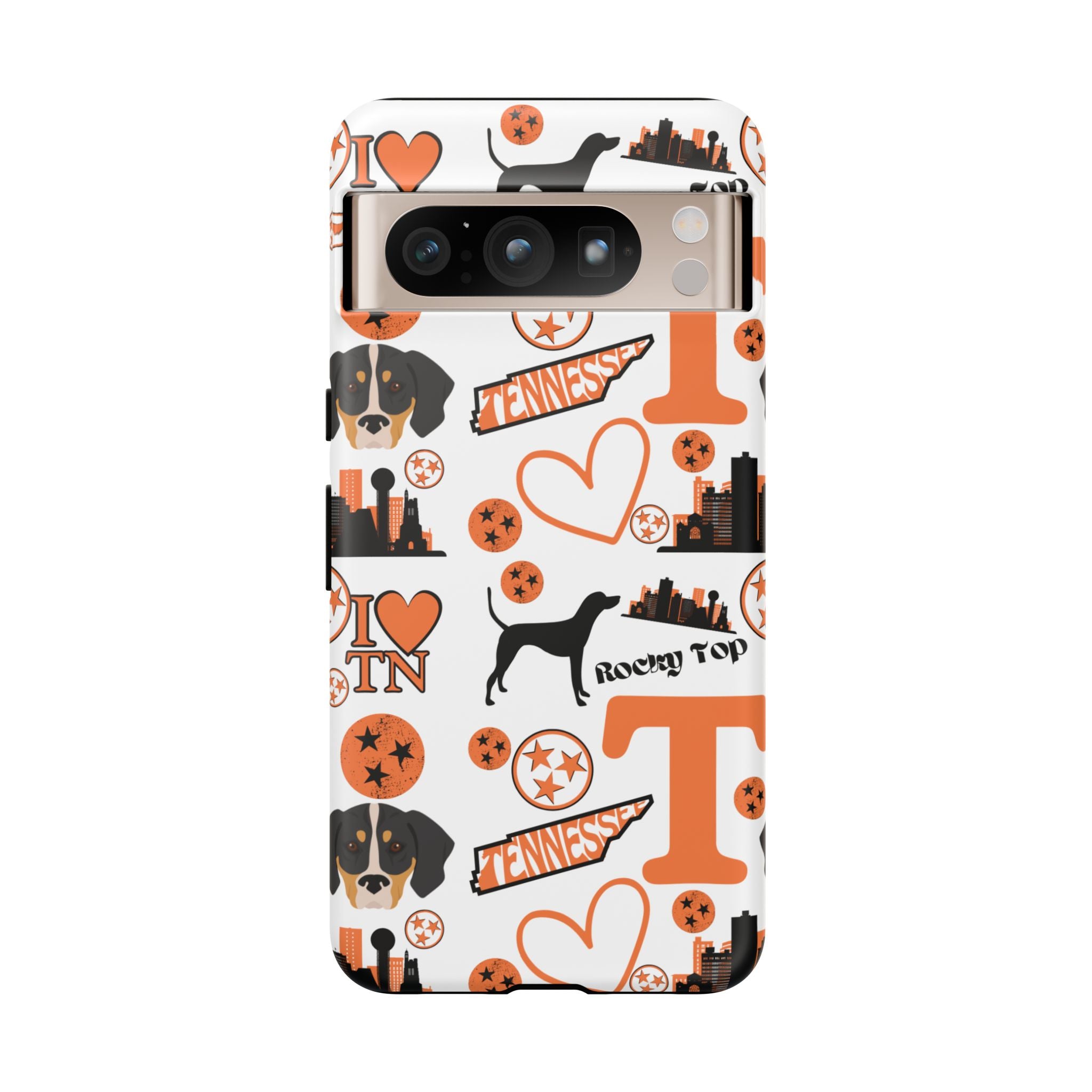 Tennessee Vols pattern Phone Case | Nashville skyline, Volunteers , orange and white