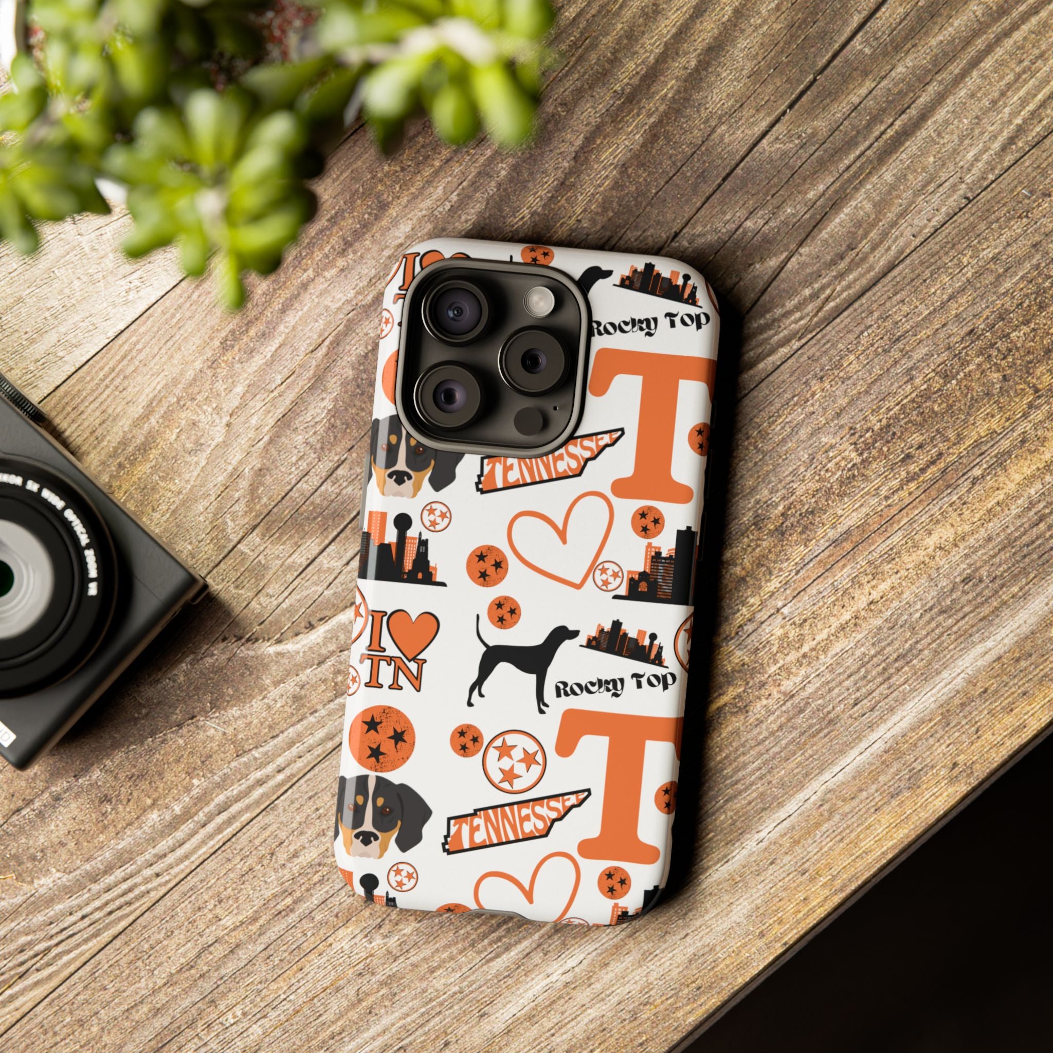 Tennessee Vols pattern Phone Case | Nashville skyline, Volunteers , orange and white