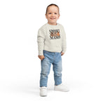 Toddler Sweatshirt — "Spooky Season" Ghosts Leopard & Plaid Fall Halloween Pullover