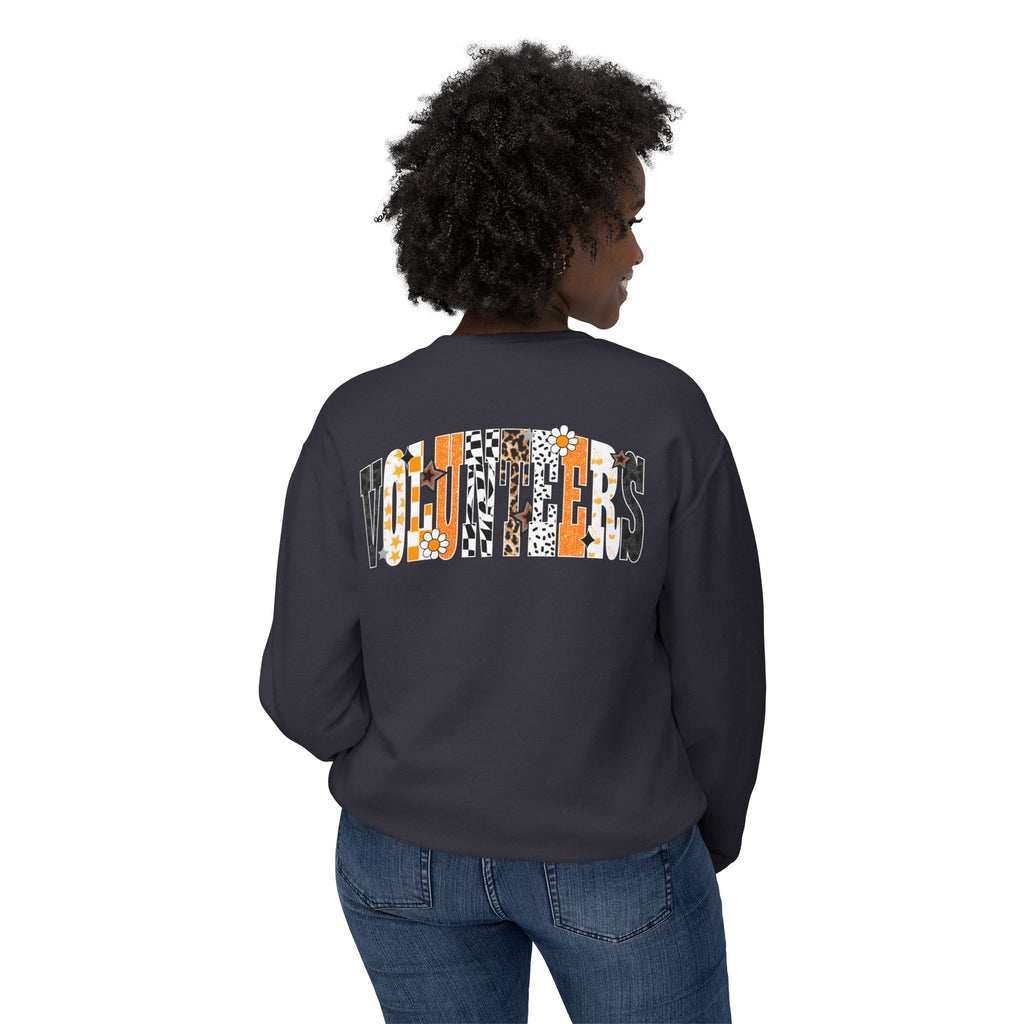 Tennessee Vols Volunteer on back side comfort colors sweatshirt for women