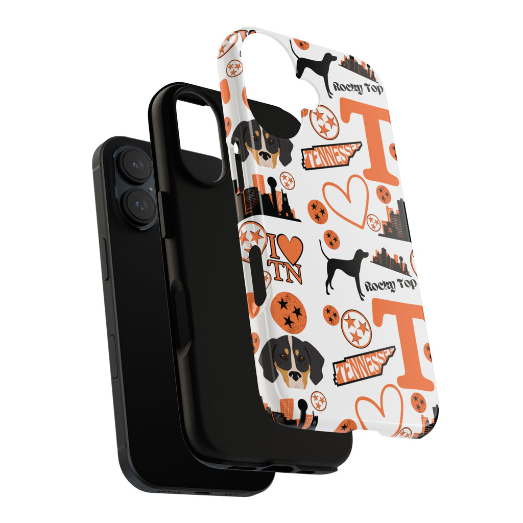 Tennessee Vols pattern Phone Case | Nashville skyline, Volunteers , orange and white