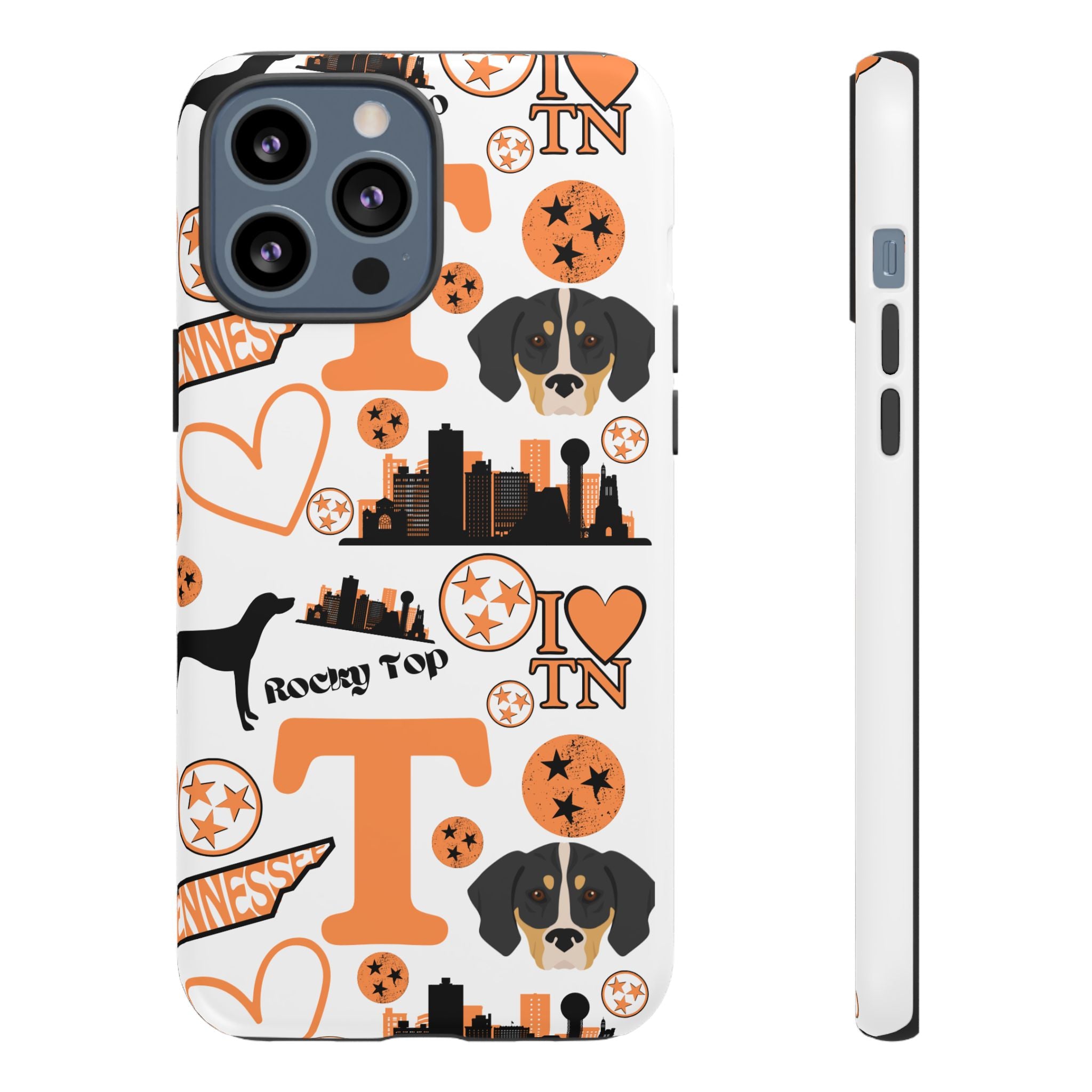Tennessee Vols pattern Phone Case | Nashville skyline, Volunteers , orange and white