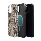 Cheetah bows iced coffee love Magnetic Impact-Resistant Cases