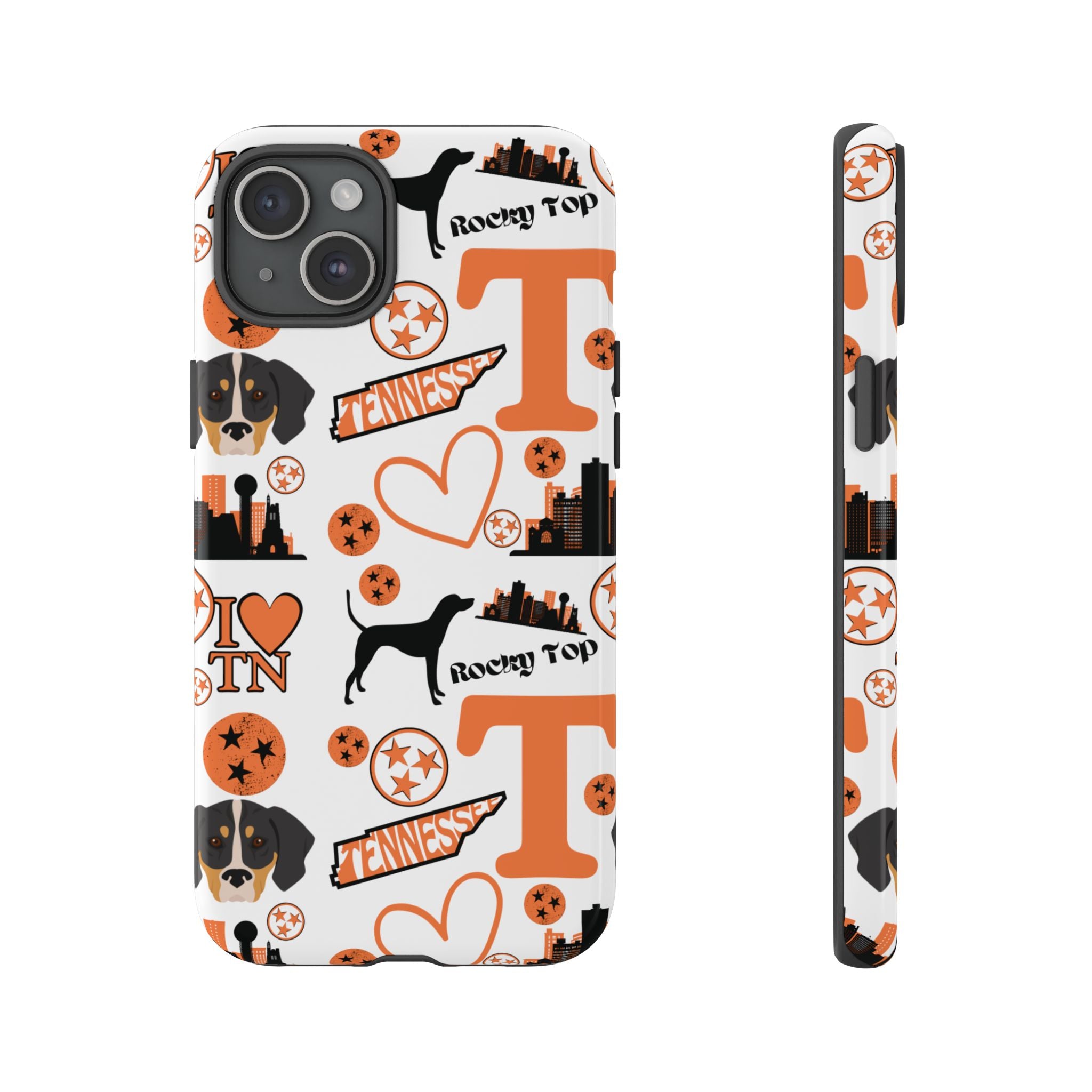 Tennessee Vols pattern Phone Case | Nashville skyline, Volunteers , orange and white