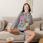 Crewneck Sweatshirt — Helping Tiny Humans Do Big Things,Colorful Teacher,Childcare Appreciation Pullover