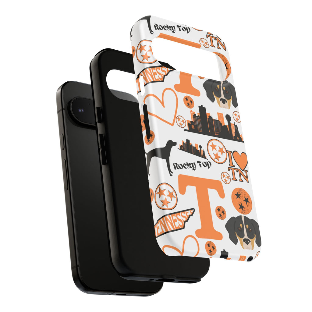 Tennessee Vols pattern Phone Case | Nashville skyline, Volunteers , orange and white