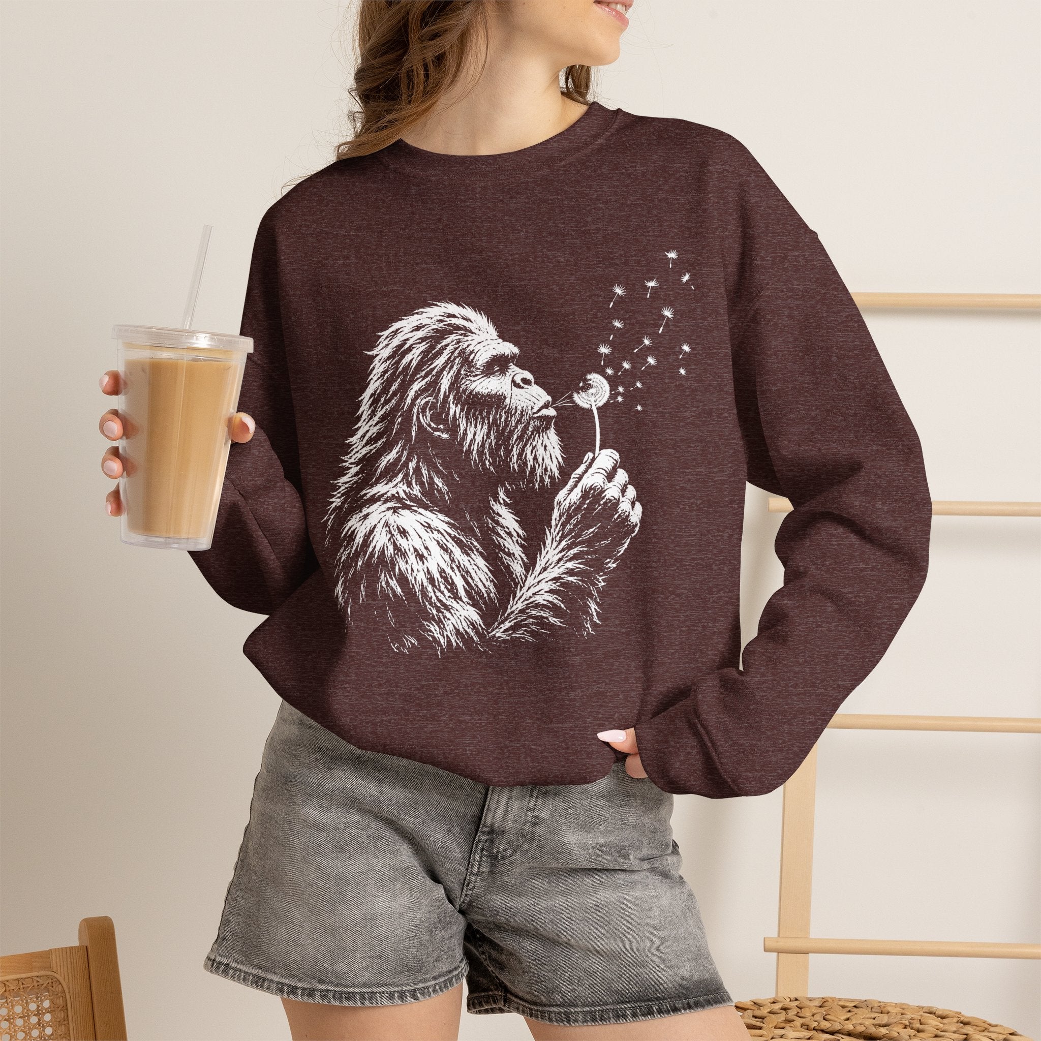 Bigfoot Dandelion Gildan Sweatshirt