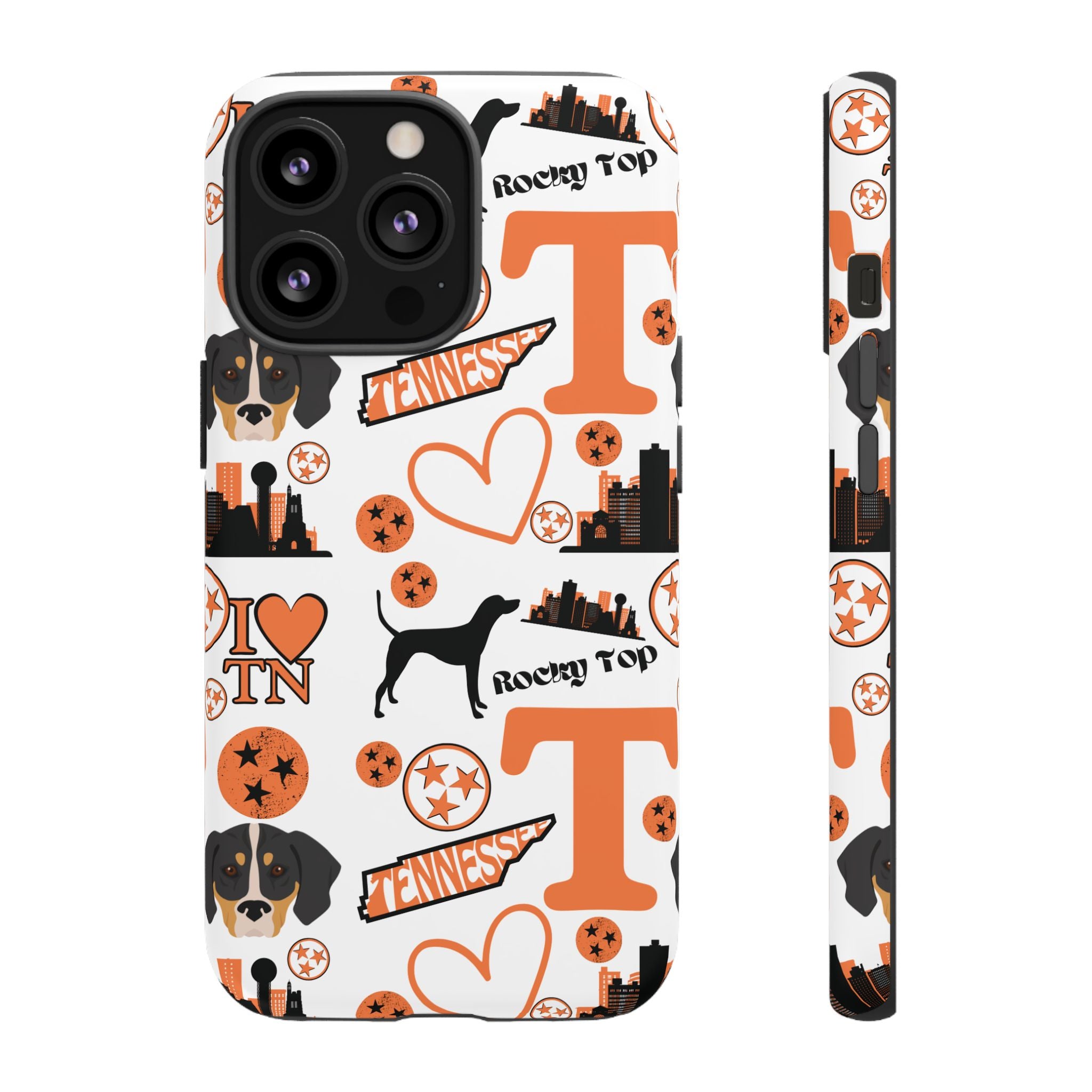 Tennessee Vols pattern Phone Case | Nashville skyline, Volunteers , orange and white