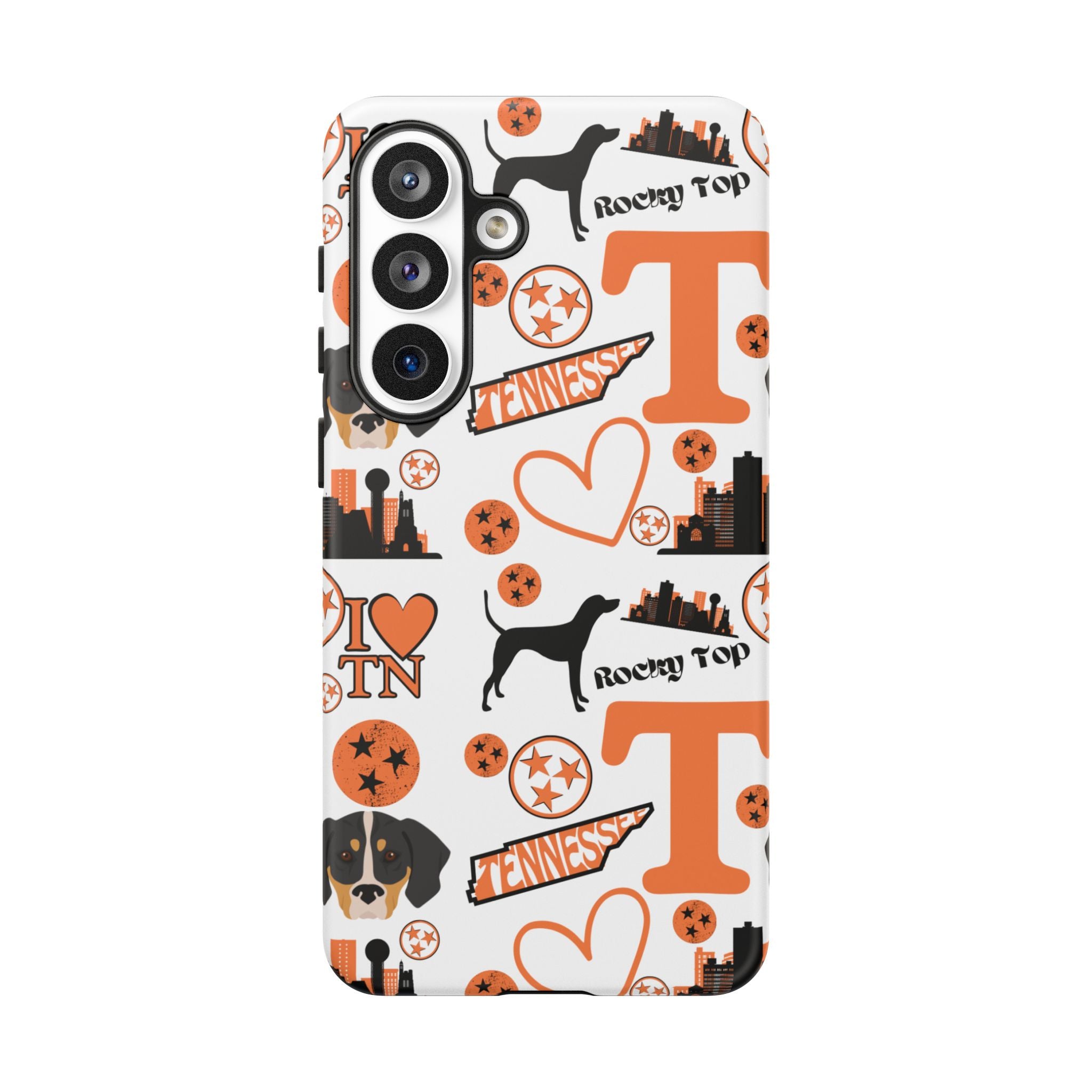 Tennessee Vols pattern Phone Case | Nashville skyline, Volunteers , orange and white