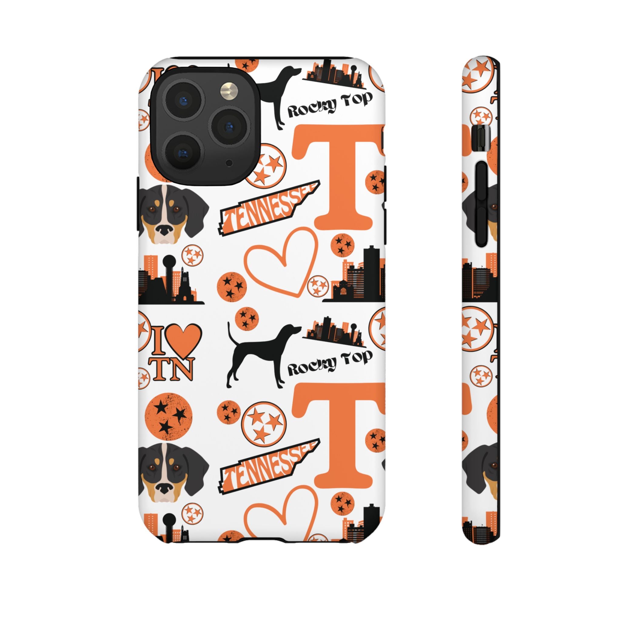 Tennessee Vols pattern Phone Case | Nashville skyline, Volunteers , orange and white