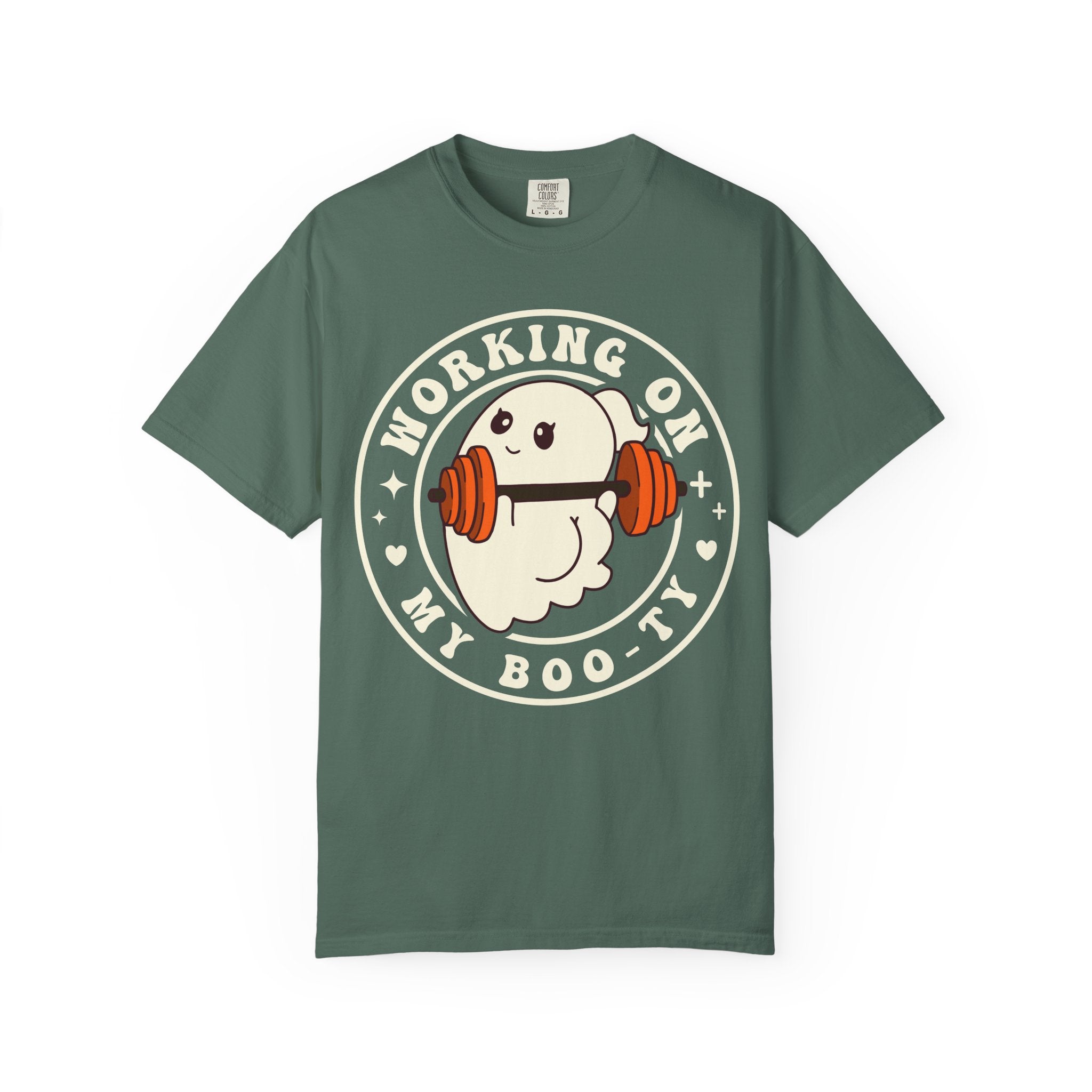 Ghost Lifter T-Shirt — Cute Ghost Weightlifting Gym Tee