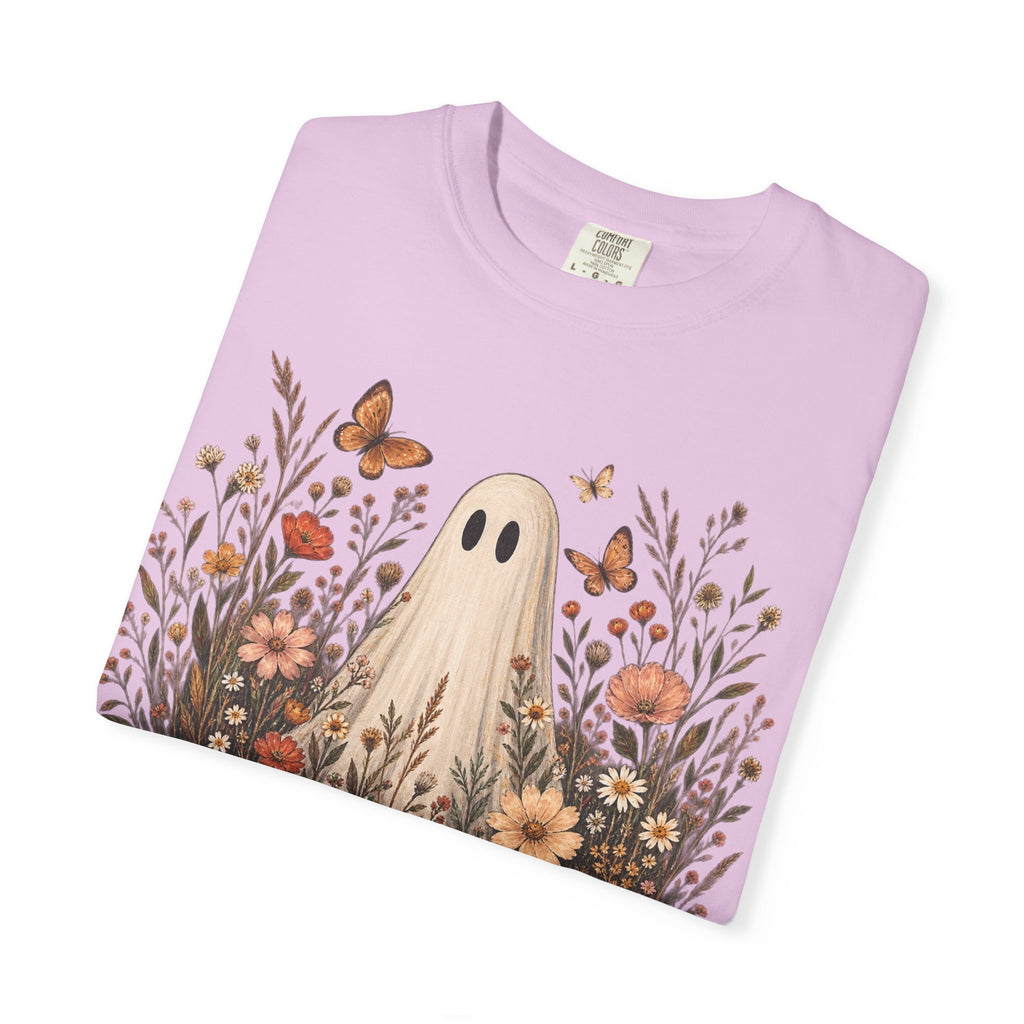 Ghost in wildflowers Comfort Colors Unisex Garment-Dyed T-shirt