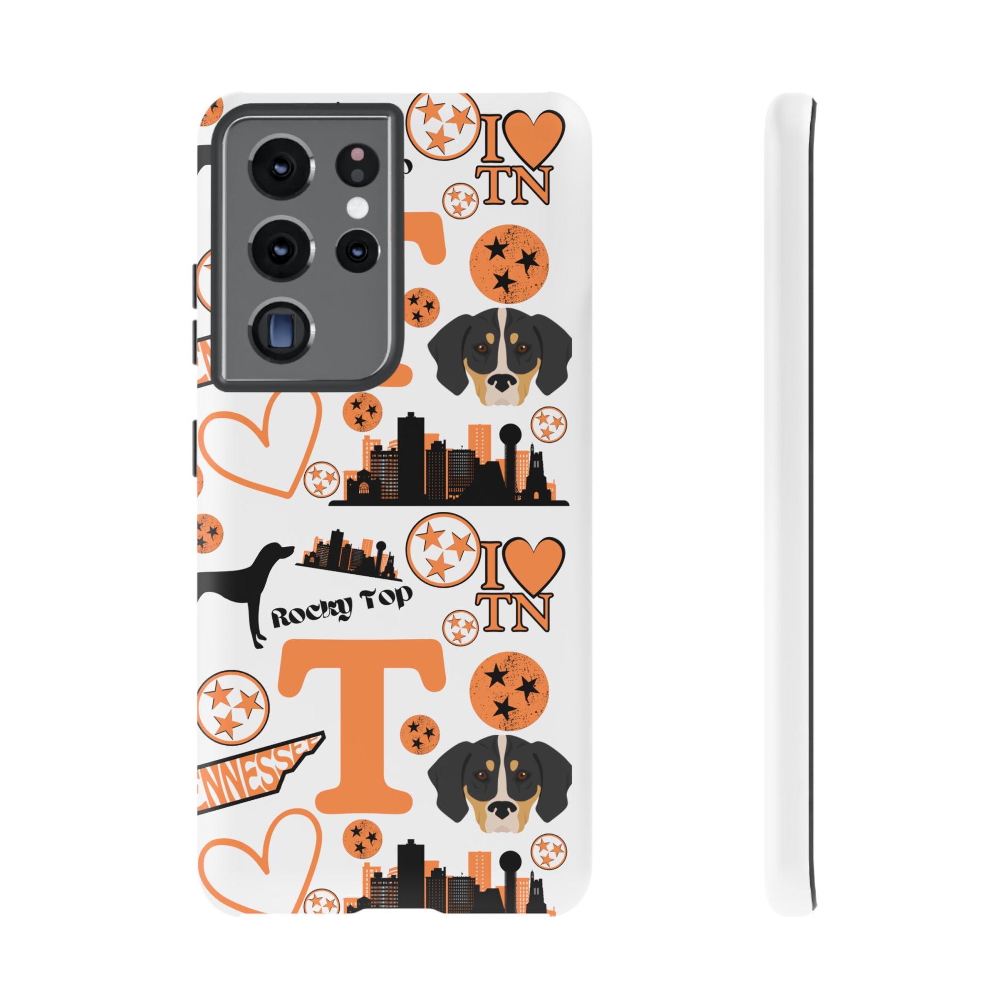 Tennessee Vols pattern Phone Case | Nashville skyline, Volunteers , orange and white