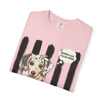 Comfort Colors “Mama Said I’m the Boss” Dachshund Shirt | Funny Dog Graphic Tee