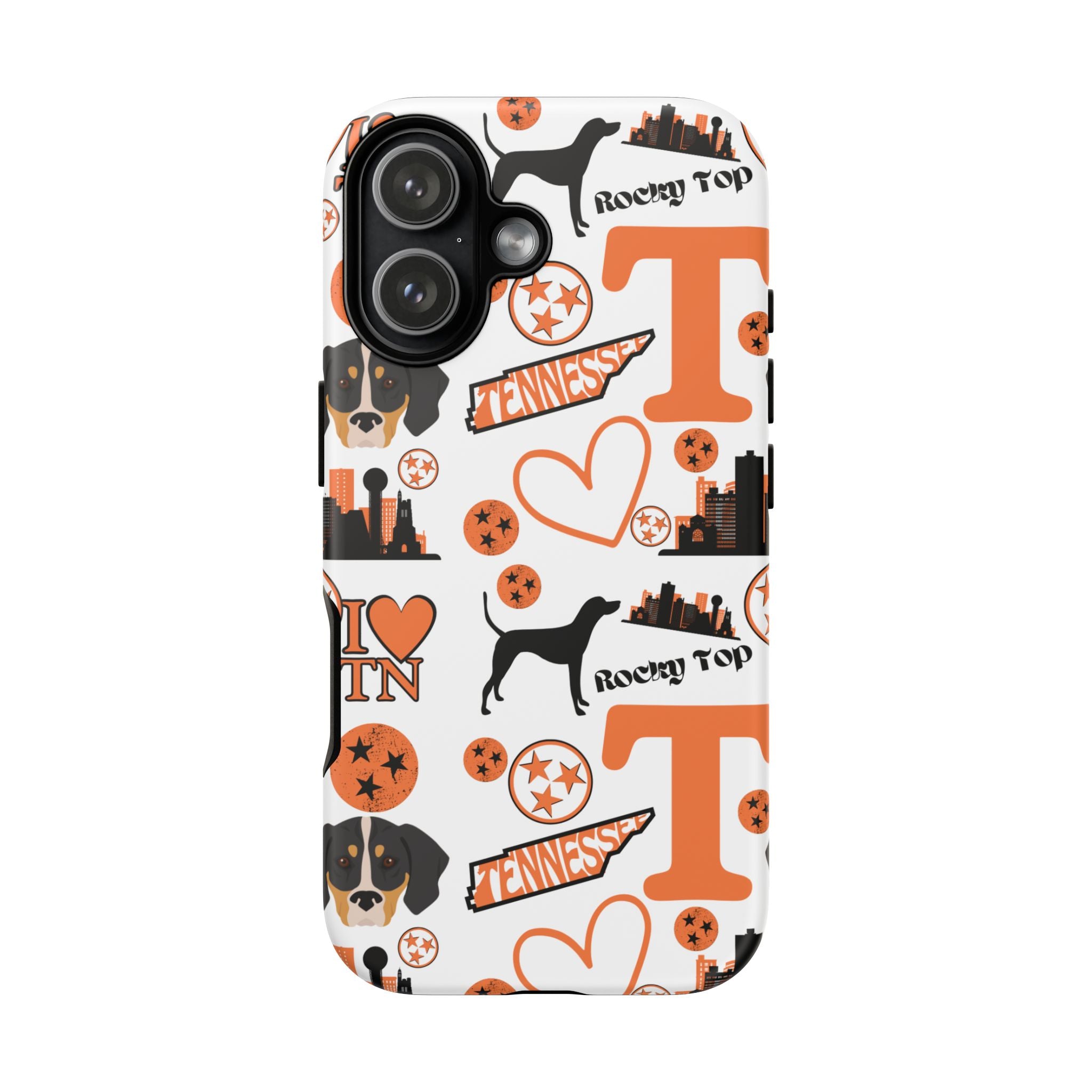 Tennessee Vols pattern Phone Case | Nashville skyline, Volunteers , orange and white